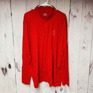 Nike ACG Shirt Men's 2XL Red Long Sleeve Crew Neck Athletic Base Layer